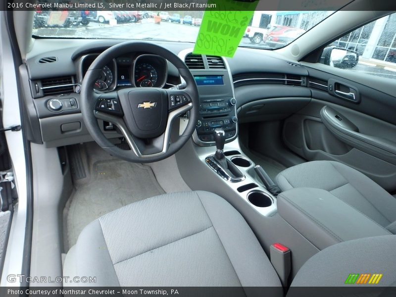 Silver Ice Metallic / Jet Black/Titanium 2016 Chevrolet Malibu Limited LS