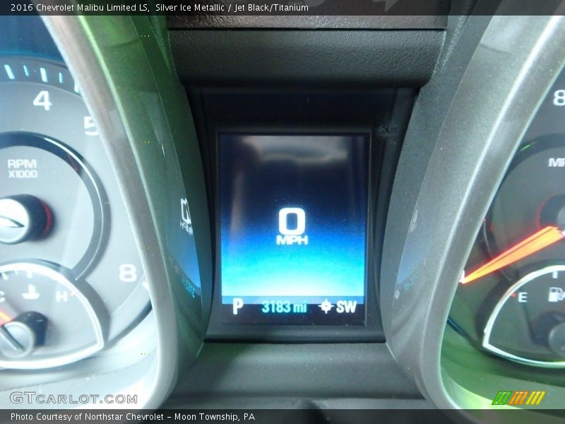 Silver Ice Metallic / Jet Black/Titanium 2016 Chevrolet Malibu Limited LS