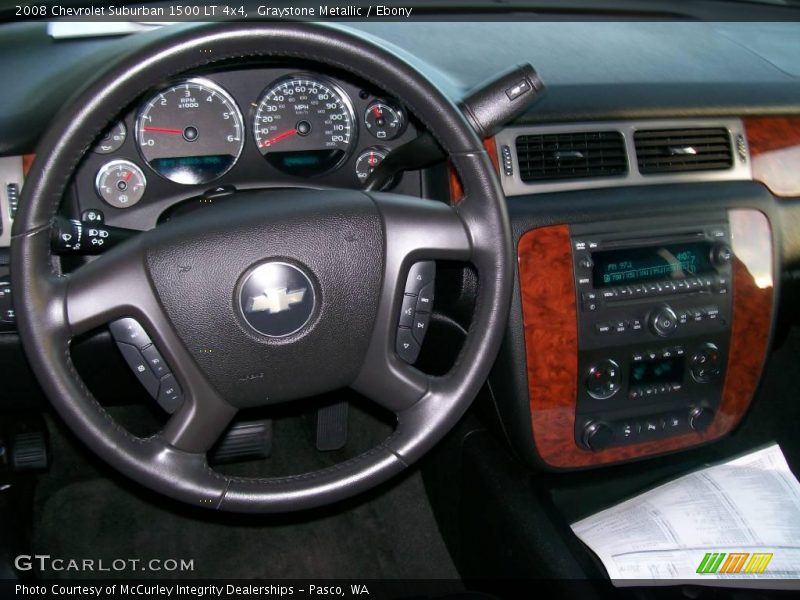 Graystone Metallic / Ebony 2008 Chevrolet Suburban 1500 LT 4x4