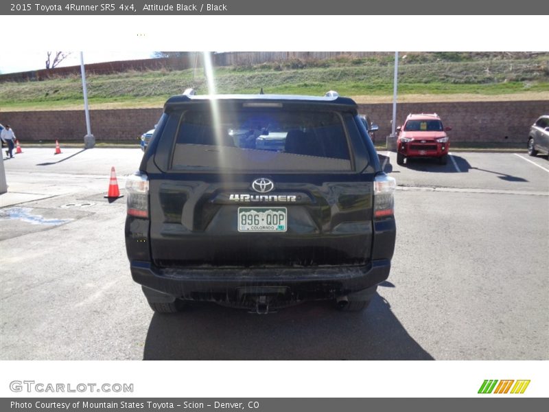 Attitude Black / Black 2015 Toyota 4Runner SR5 4x4