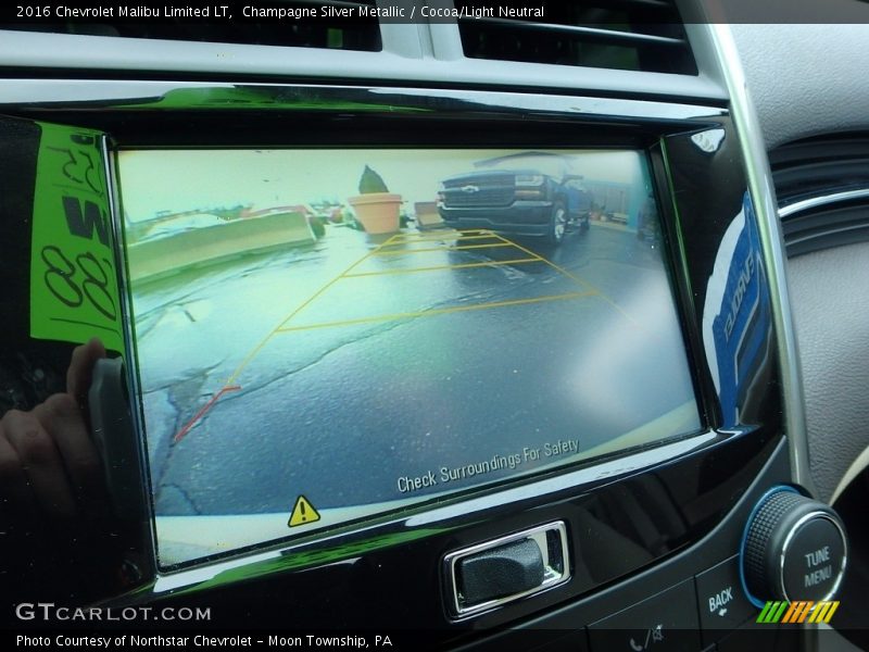Champagne Silver Metallic / Cocoa/Light Neutral 2016 Chevrolet Malibu Limited LT