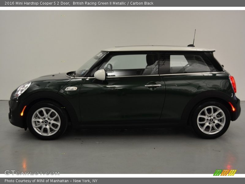 British Racing Green II Metallic / Carbon Black 2016 Mini Hardtop Cooper S 2 Door