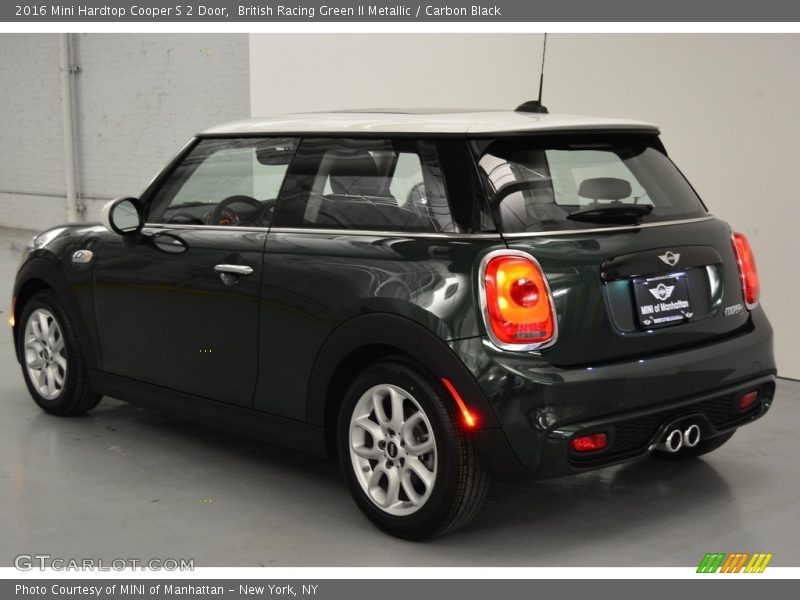 British Racing Green II Metallic / Carbon Black 2016 Mini Hardtop Cooper S 2 Door