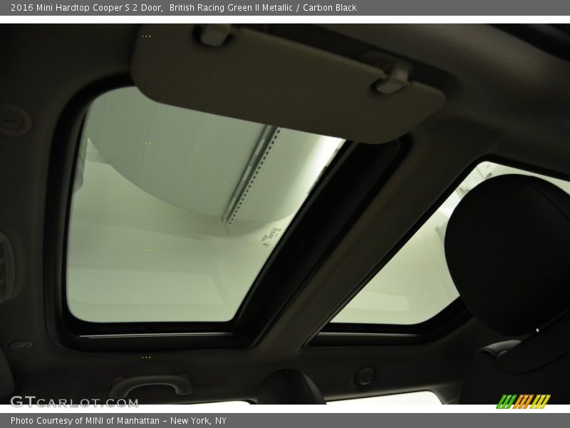 British Racing Green II Metallic / Carbon Black 2016 Mini Hardtop Cooper S 2 Door