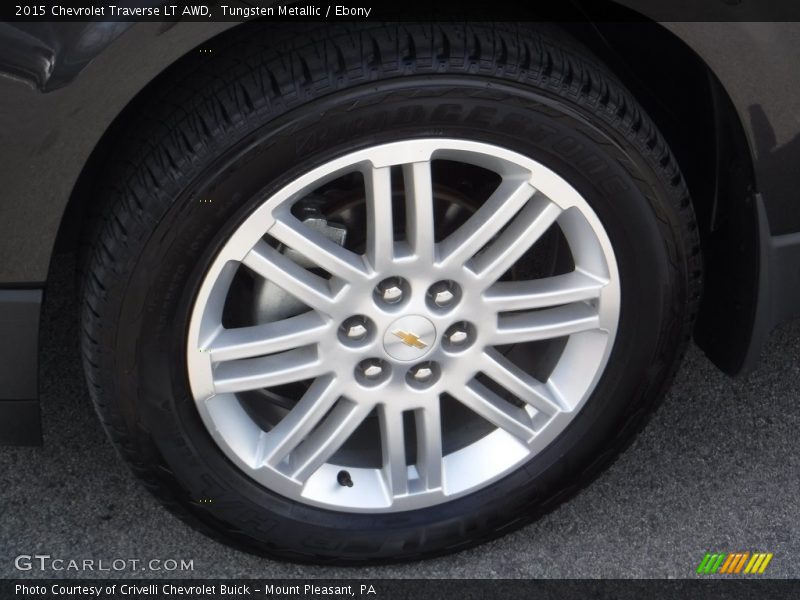 Tungsten Metallic / Ebony 2015 Chevrolet Traverse LT AWD
