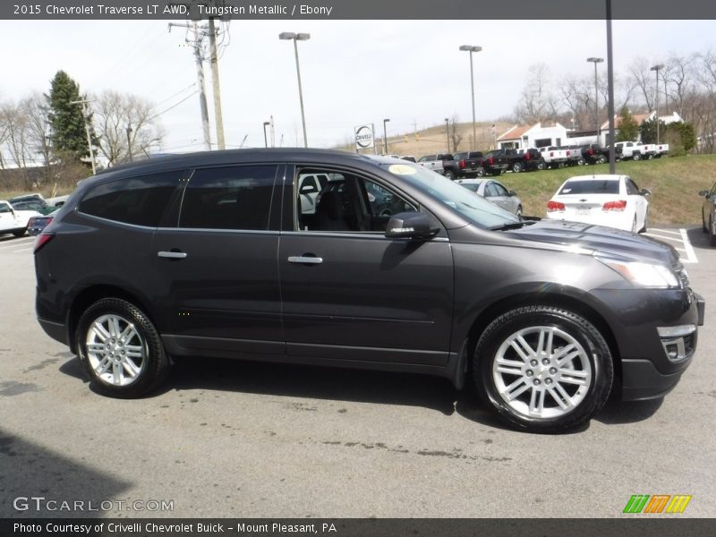 Tungsten Metallic / Ebony 2015 Chevrolet Traverse LT AWD