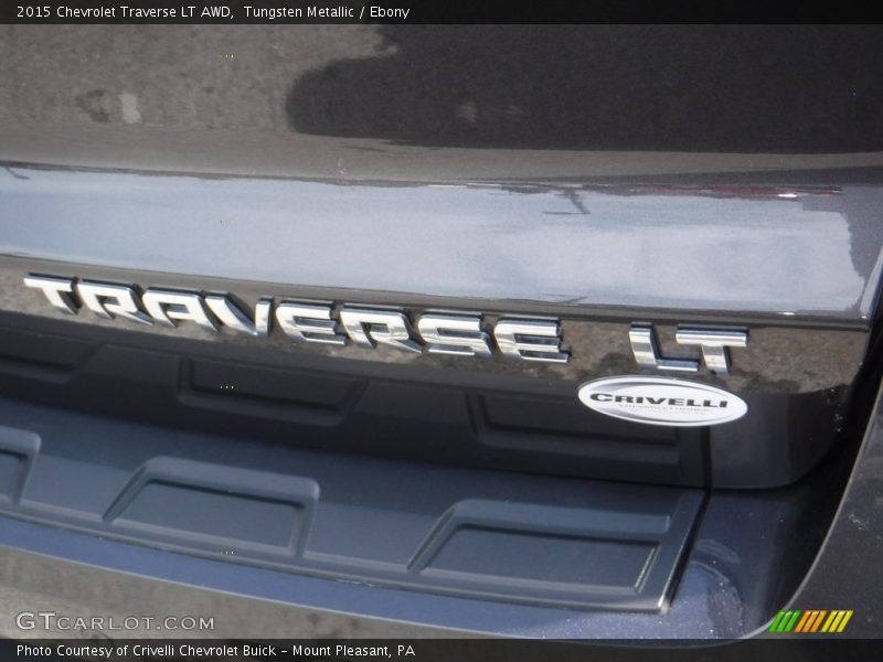 Tungsten Metallic / Ebony 2015 Chevrolet Traverse LT AWD