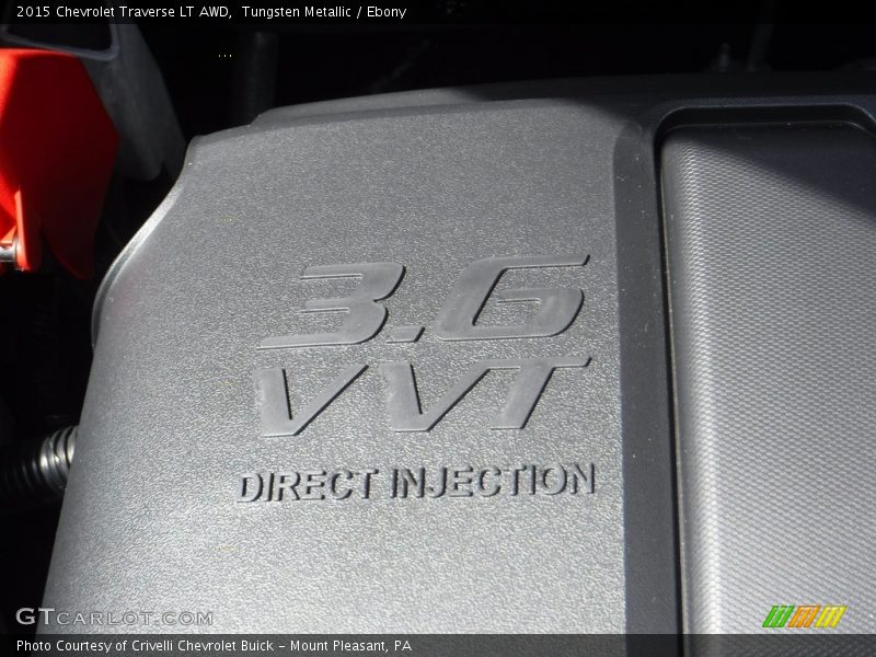 Tungsten Metallic / Ebony 2015 Chevrolet Traverse LT AWD