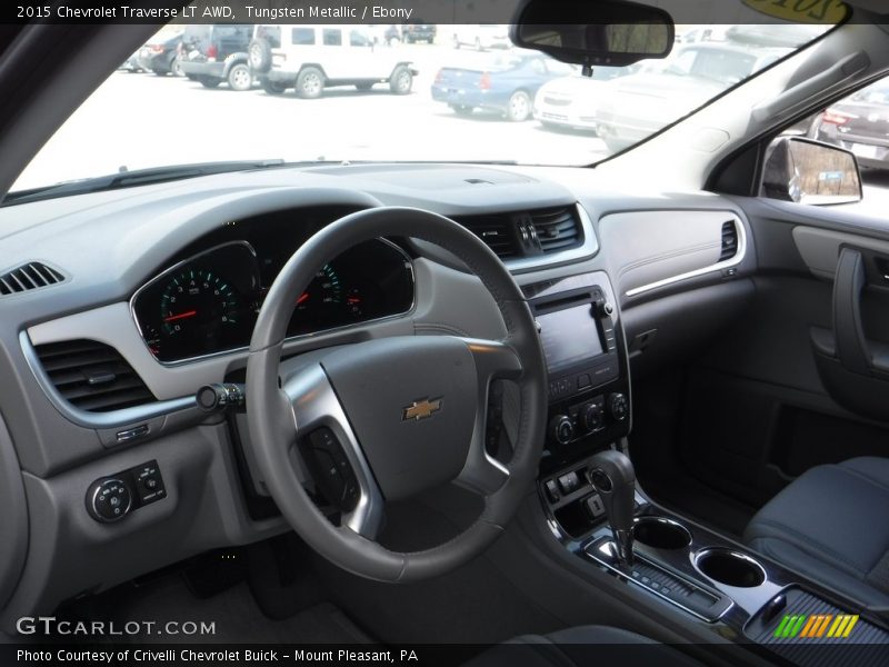 Tungsten Metallic / Ebony 2015 Chevrolet Traverse LT AWD
