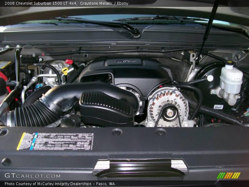 Graystone Metallic / Ebony 2008 Chevrolet Suburban 1500 LT 4x4