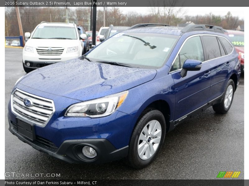 Lapis Blue Pearl / Warm Ivory 2016 Subaru Outback 2.5i Premium