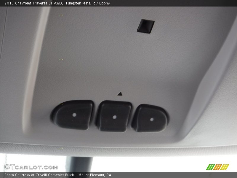 Tungsten Metallic / Ebony 2015 Chevrolet Traverse LT AWD