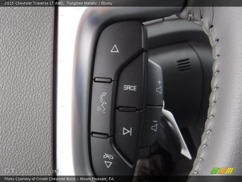 Tungsten Metallic / Ebony 2015 Chevrolet Traverse LT AWD