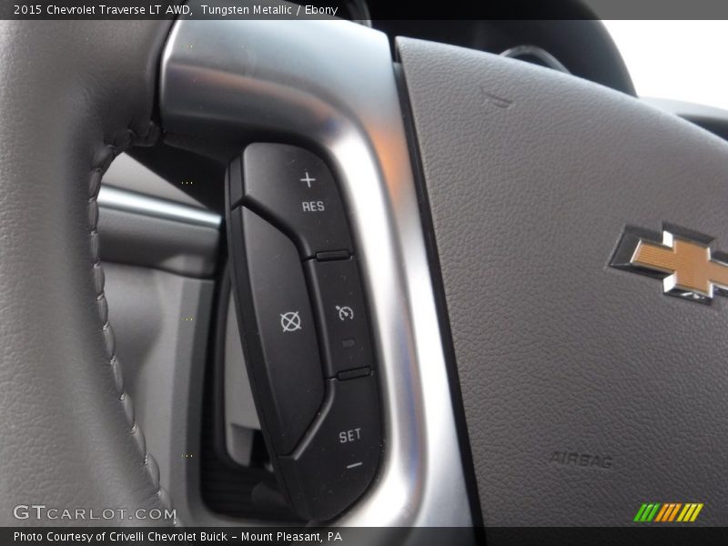 Tungsten Metallic / Ebony 2015 Chevrolet Traverse LT AWD