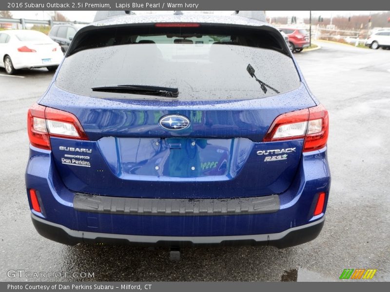 Lapis Blue Pearl / Warm Ivory 2016 Subaru Outback 2.5i Premium