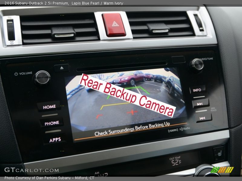 Lapis Blue Pearl / Warm Ivory 2016 Subaru Outback 2.5i Premium
