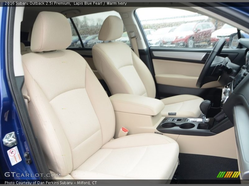 Lapis Blue Pearl / Warm Ivory 2016 Subaru Outback 2.5i Premium