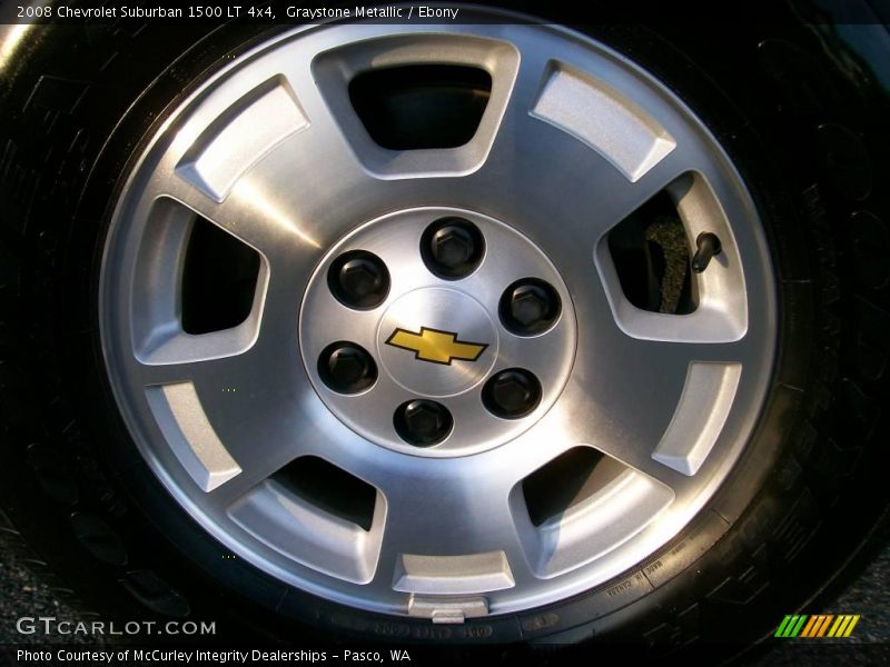 Graystone Metallic / Ebony 2008 Chevrolet Suburban 1500 LT 4x4