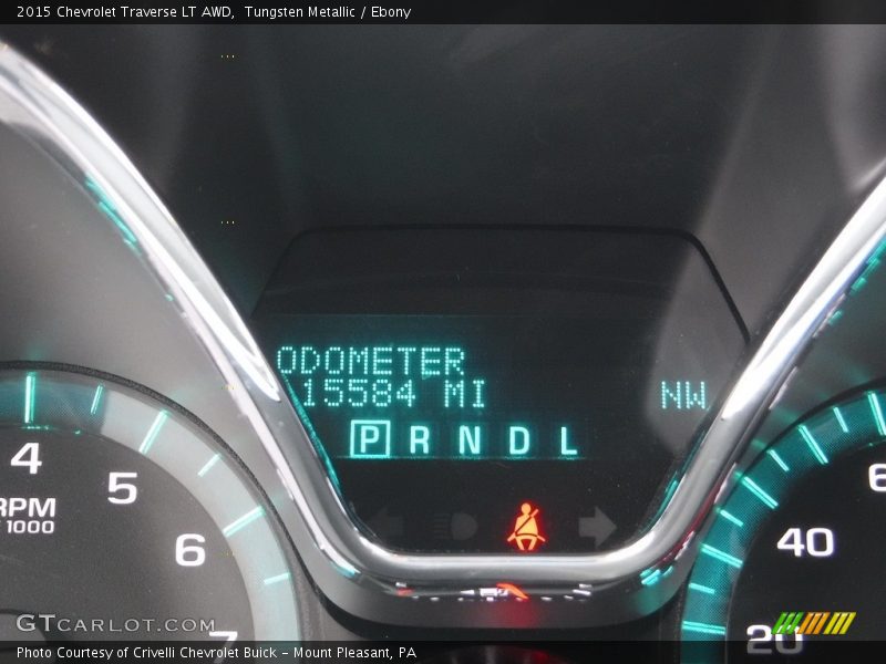 Tungsten Metallic / Ebony 2015 Chevrolet Traverse LT AWD