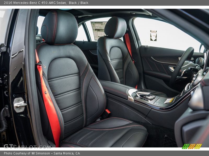 Black / Black 2016 Mercedes-Benz C 450 AMG Sedan