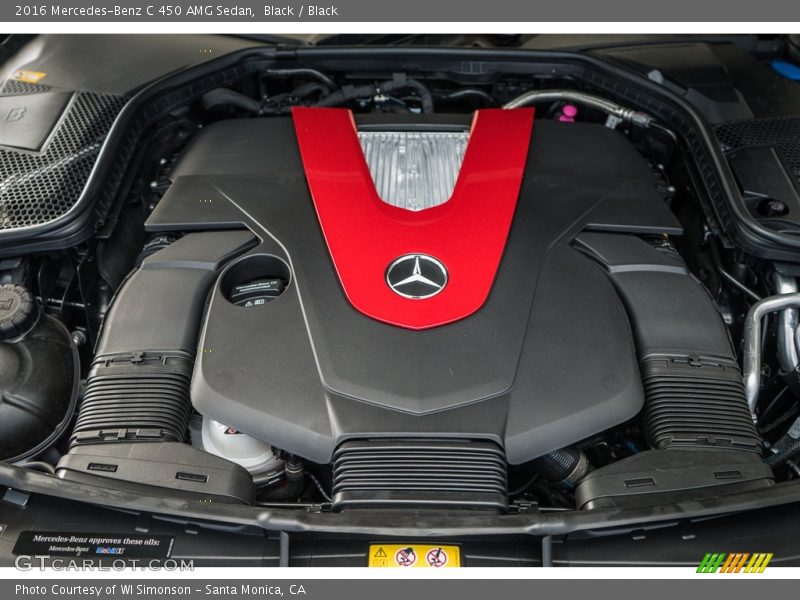 Black / Black 2016 Mercedes-Benz C 450 AMG Sedan