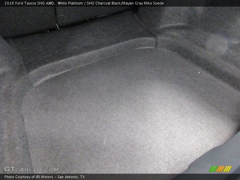 White Platinum / SHO Charcoal Black/Mayan Gray Miko Suede 2016 Ford Taurus SHO AWD
