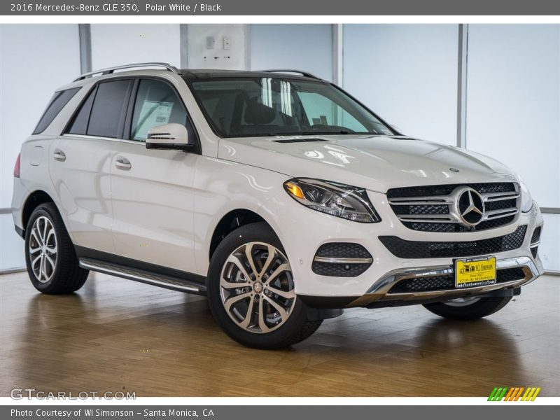 Polar White / Black 2016 Mercedes-Benz GLE 350