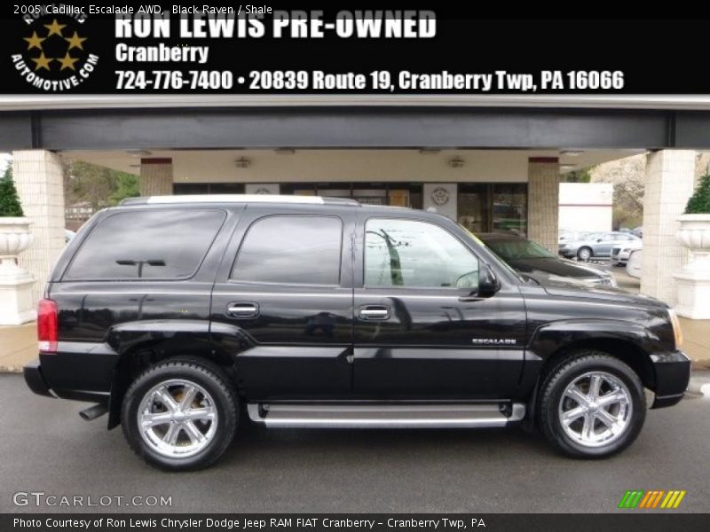 Black Raven / Shale 2005 Cadillac Escalade AWD