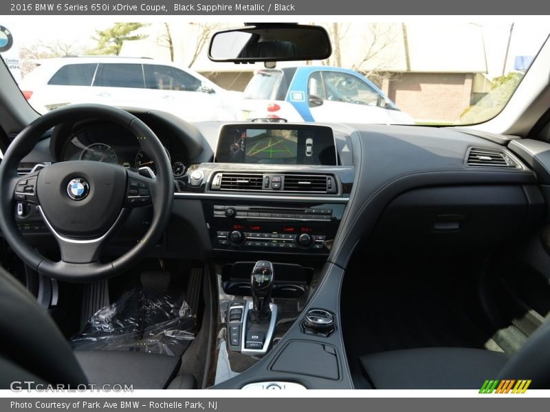 Black Sapphire Metallic / Black 2016 BMW 6 Series 650i xDrive Coupe