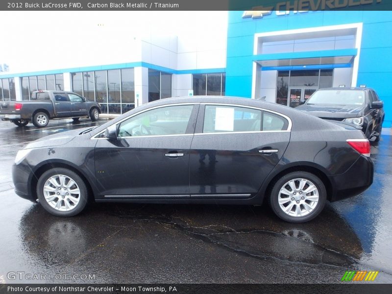 Carbon Black Metallic / Titanium 2012 Buick LaCrosse FWD