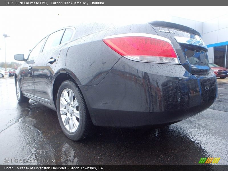 Carbon Black Metallic / Titanium 2012 Buick LaCrosse FWD