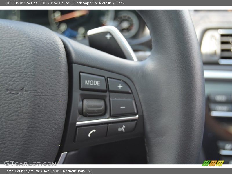 Black Sapphire Metallic / Black 2016 BMW 6 Series 650i xDrive Coupe