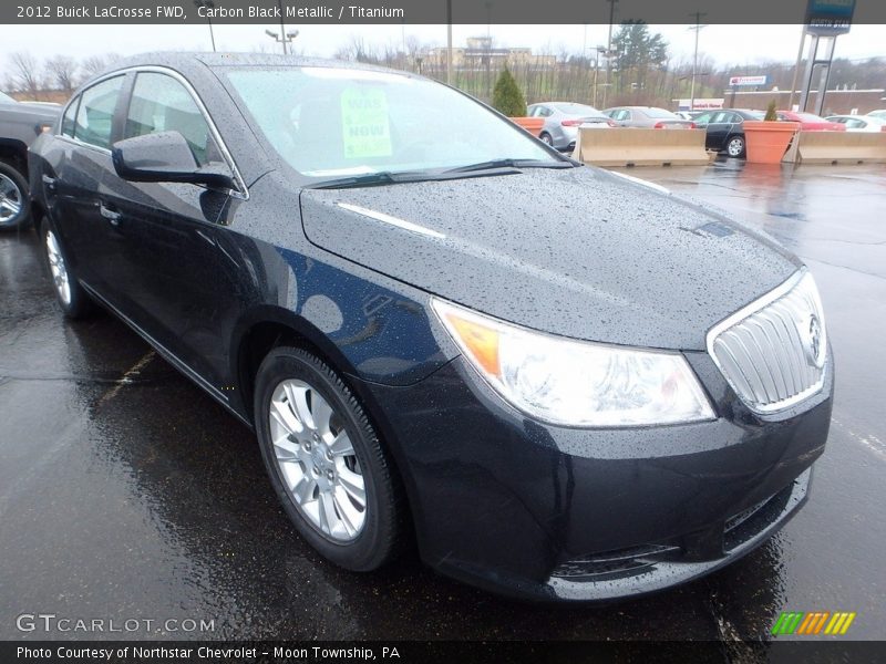 Carbon Black Metallic / Titanium 2012 Buick LaCrosse FWD