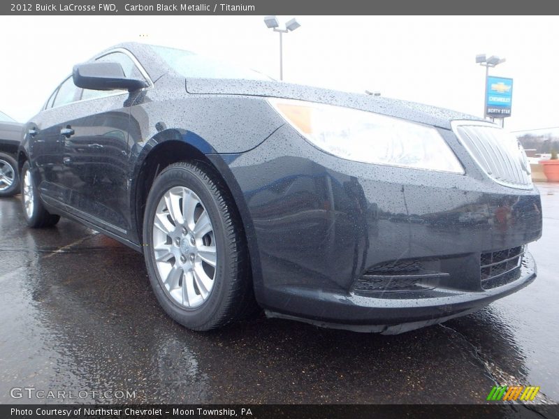 Carbon Black Metallic / Titanium 2012 Buick LaCrosse FWD