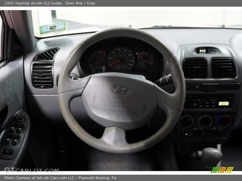 Silver Mist / Gray 2005 Hyundai Accent GLS Sedan