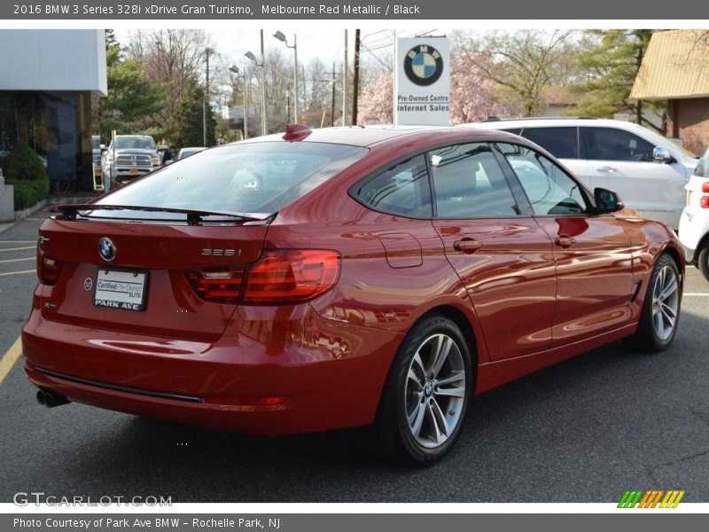 Melbourne Red Metallic / Black 2016 BMW 3 Series 328i xDrive Gran Turismo