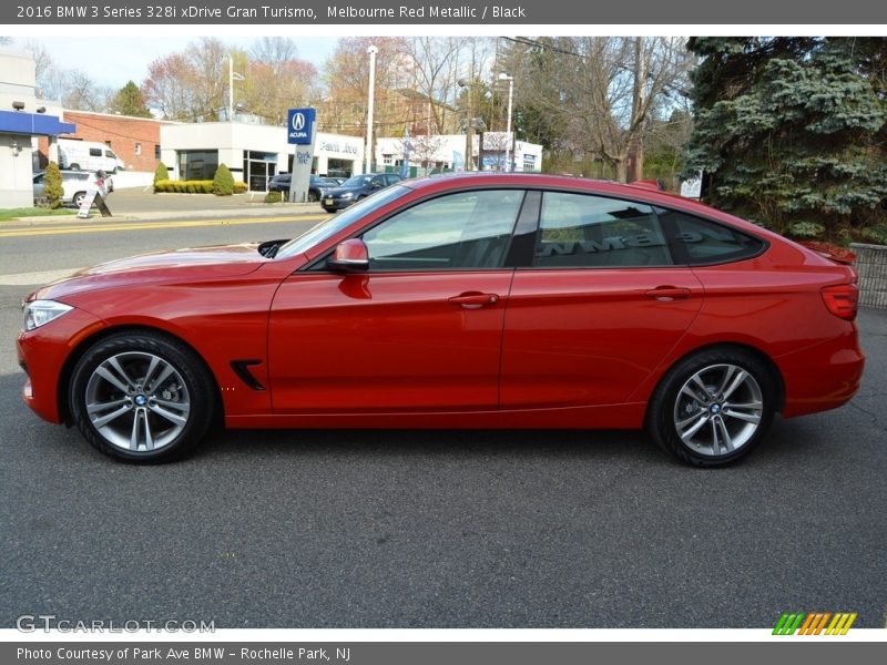 Melbourne Red Metallic / Black 2016 BMW 3 Series 328i xDrive Gran Turismo