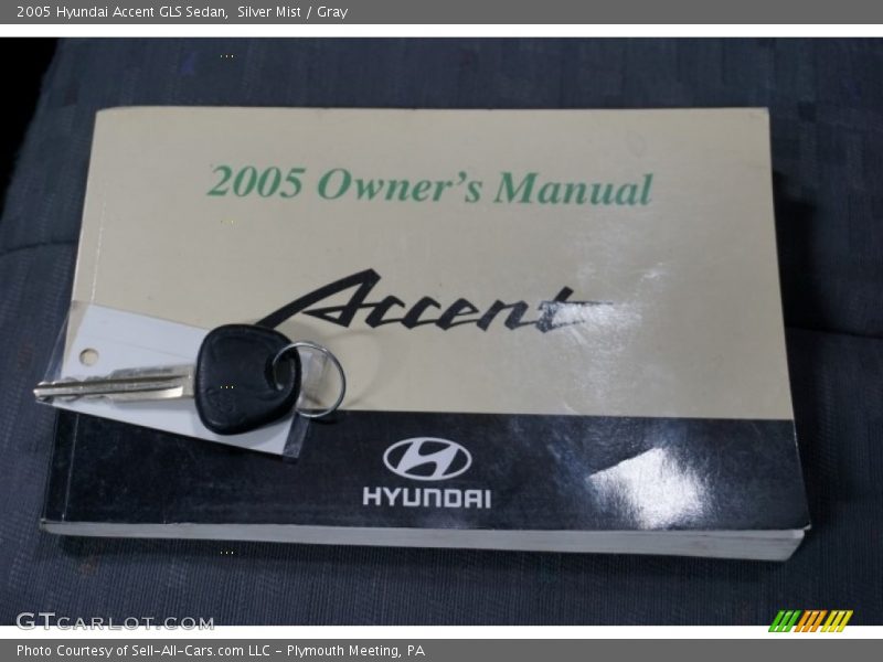 Silver Mist / Gray 2005 Hyundai Accent GLS Sedan