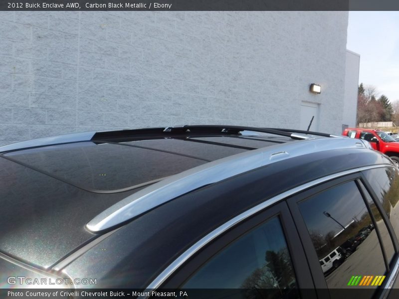 Carbon Black Metallic / Ebony 2012 Buick Enclave AWD