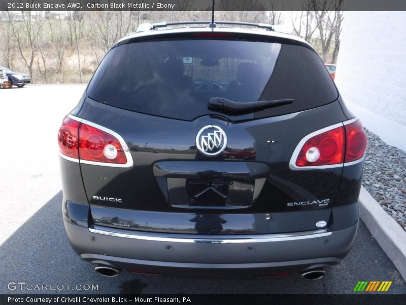 Carbon Black Metallic / Ebony 2012 Buick Enclave AWD