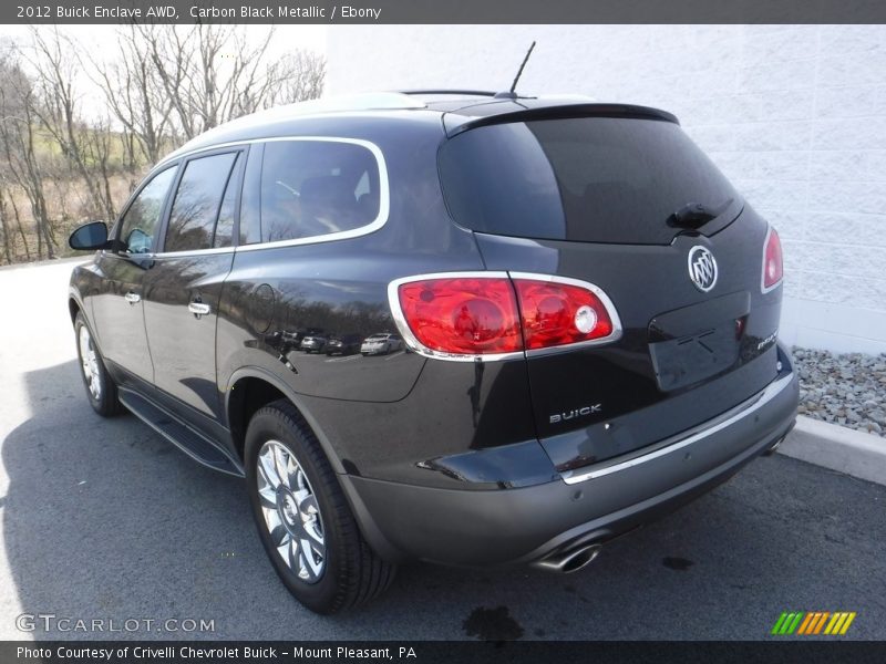 Carbon Black Metallic / Ebony 2012 Buick Enclave AWD