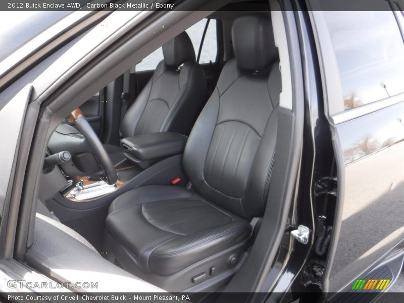 Carbon Black Metallic / Ebony 2012 Buick Enclave AWD