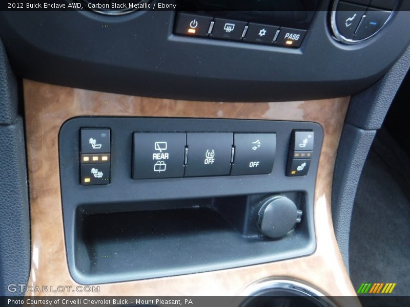 Carbon Black Metallic / Ebony 2012 Buick Enclave AWD