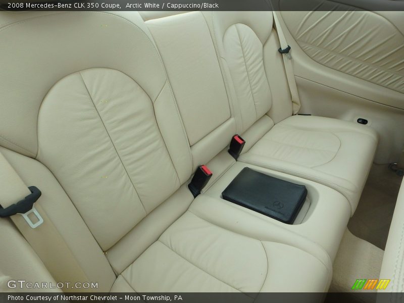 Arctic White / Cappuccino/Black 2008 Mercedes-Benz CLK 350 Coupe
