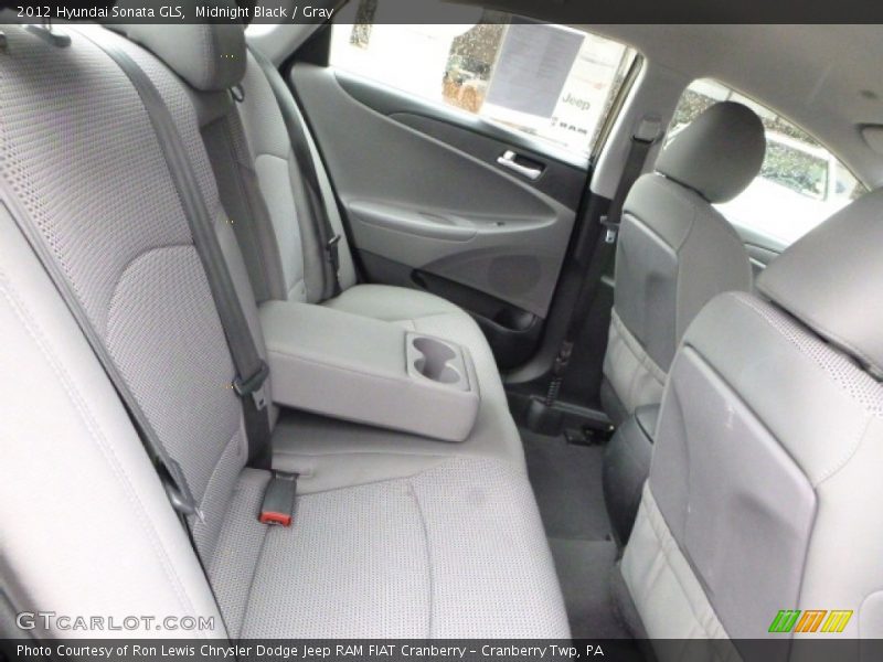 Midnight Black / Gray 2012 Hyundai Sonata GLS