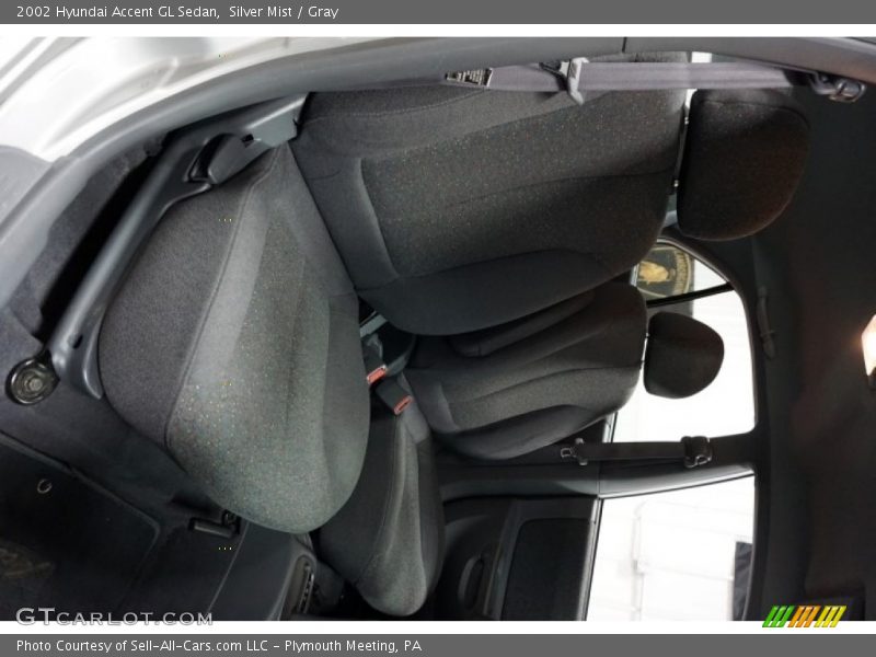 Silver Mist / Gray 2002 Hyundai Accent GL Sedan