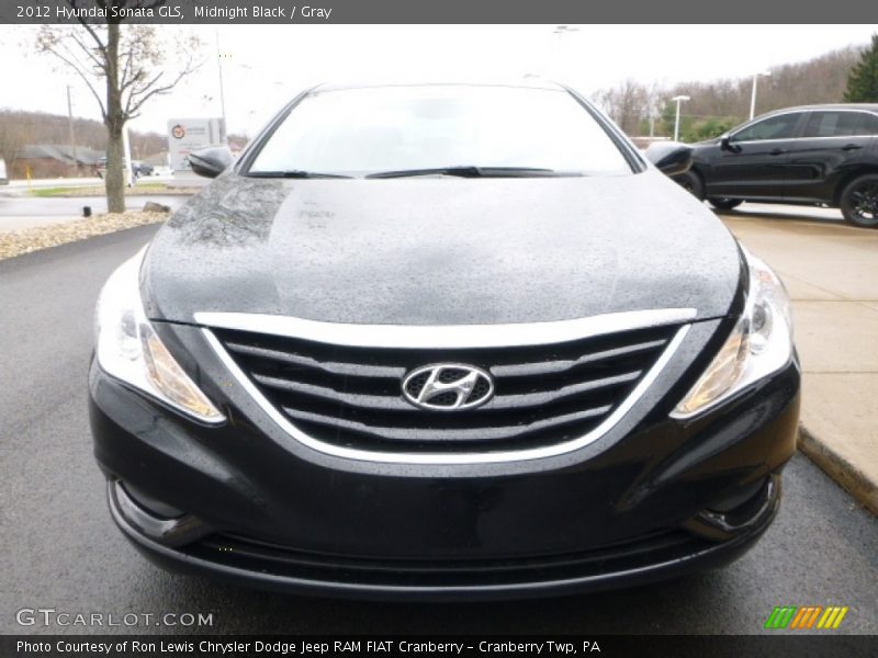Midnight Black / Gray 2012 Hyundai Sonata GLS
