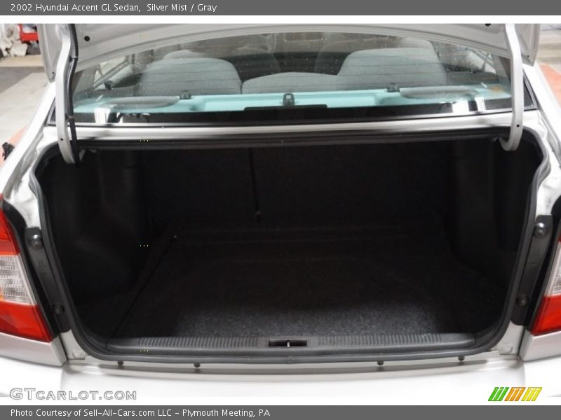 Silver Mist / Gray 2002 Hyundai Accent GL Sedan