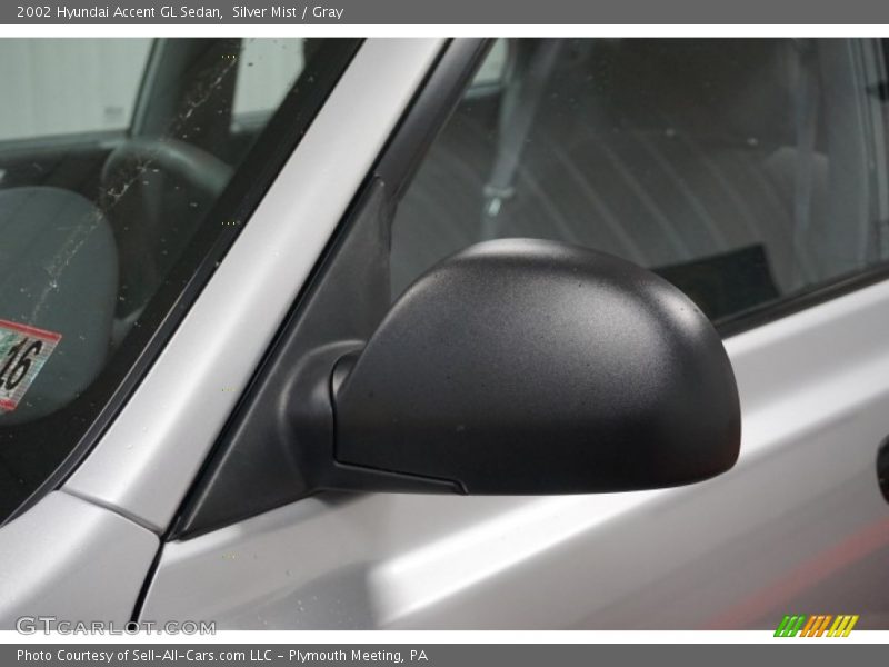 Silver Mist / Gray 2002 Hyundai Accent GL Sedan