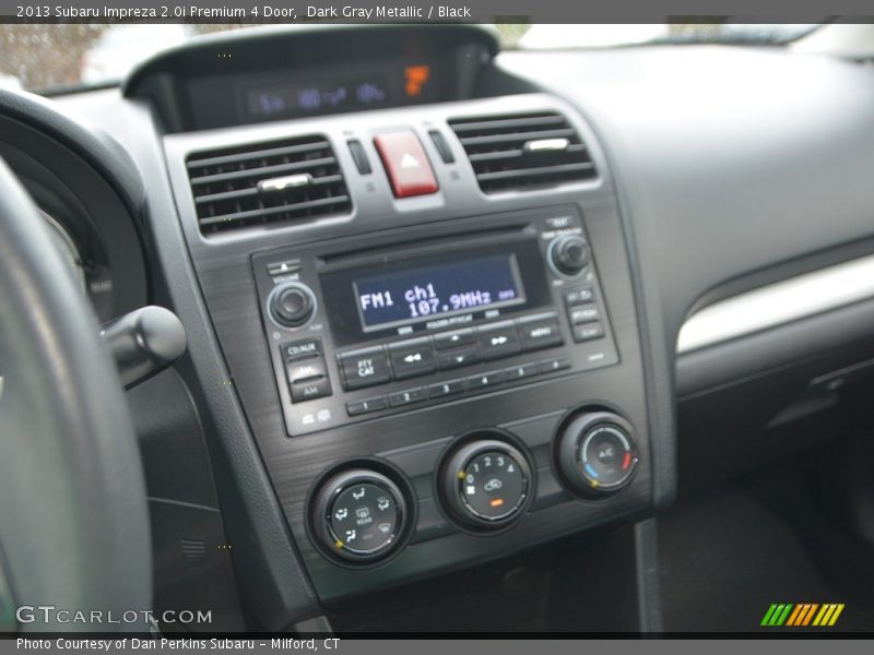 Dark Gray Metallic / Black 2013 Subaru Impreza 2.0i Premium 4 Door